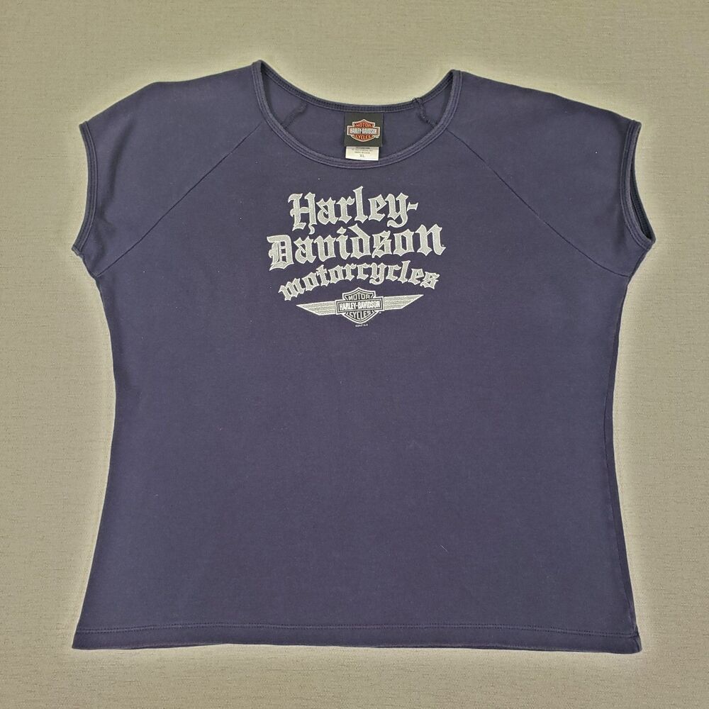 Harley-Davidson Womens XL Top Made in USA Boston MA Bruce Rossmeyer's